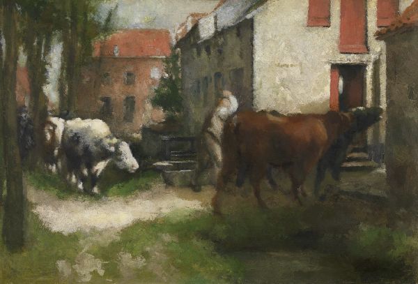 Jan Stobbaerts, To the Stables