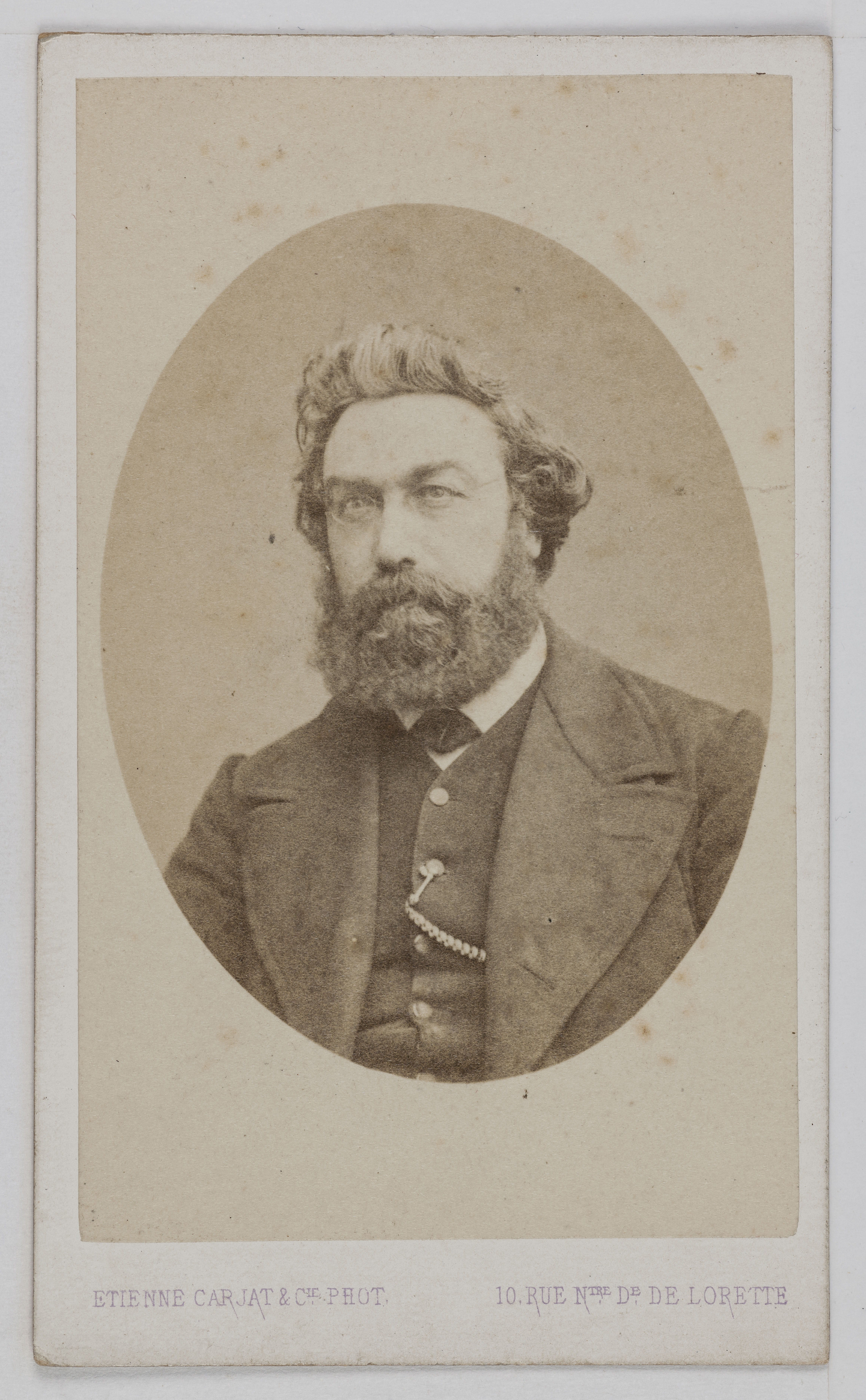 Carjat & Cie, Portrait d'Augustin Joseph Verdure (1825-1873), professeur et membre de la Commune en 1871.