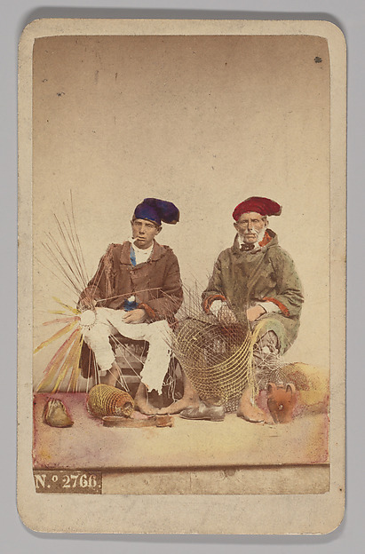 Giorgio Sommer, [Basket Weavers]