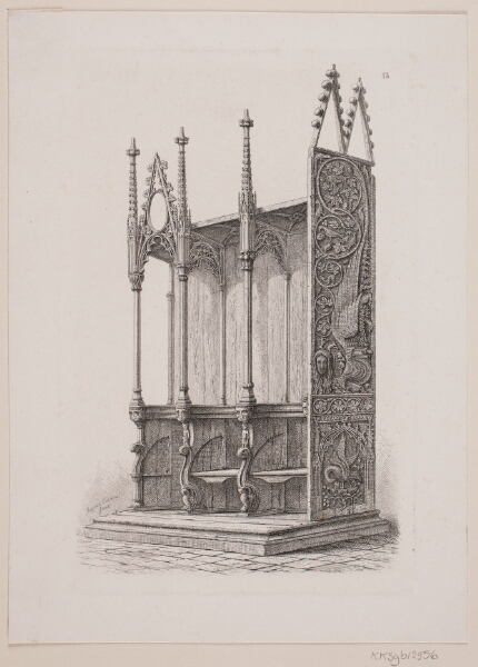 Julius Magnus-Petersen, Korstol fra Domkirken i Lund