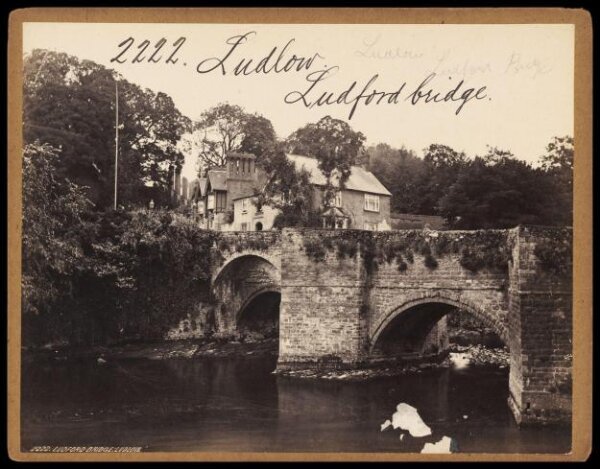 Francis Frith, Ludlow.  Ludford bridge