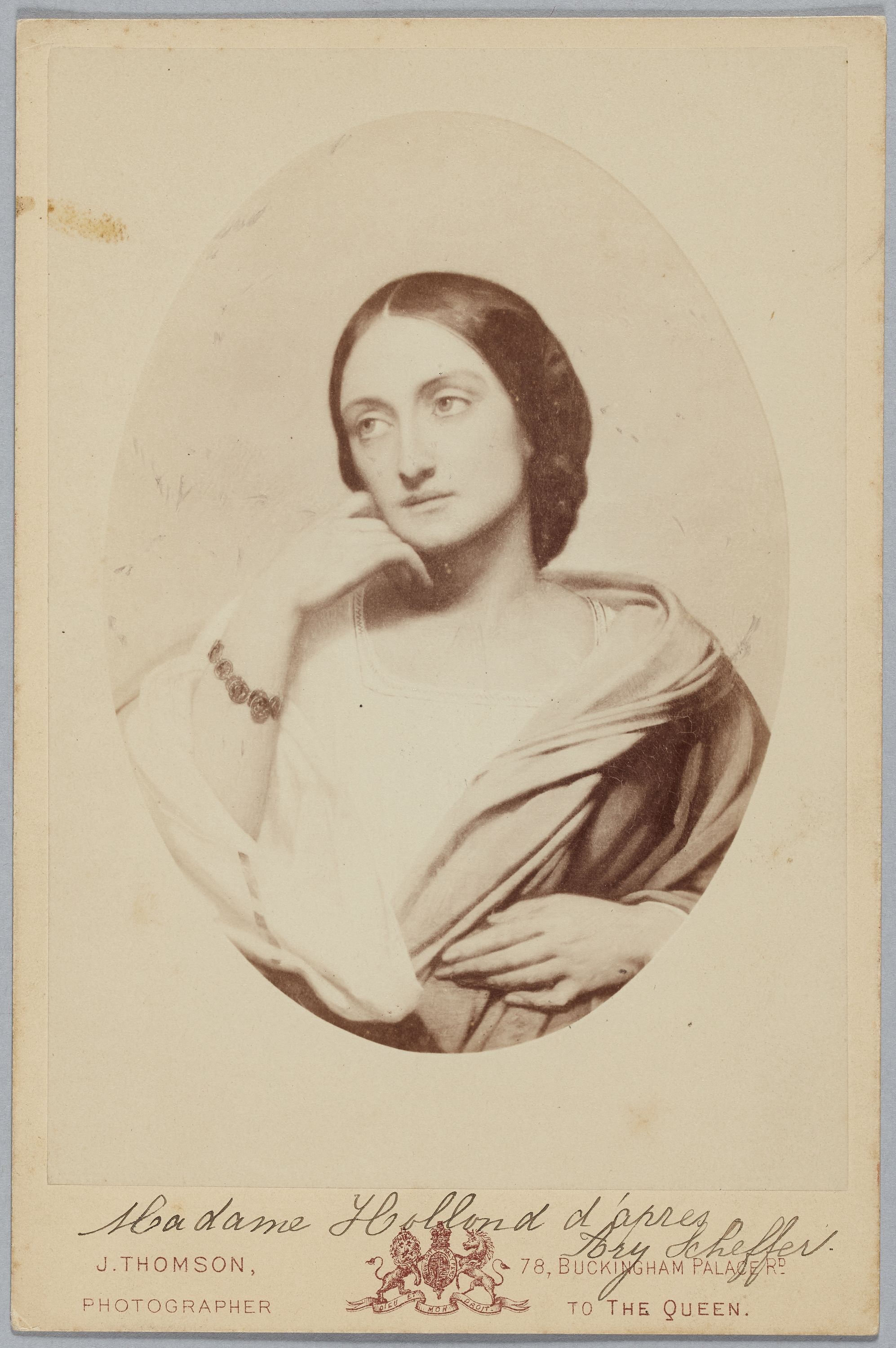 John Thomson, Ary Scheffer, Portrait de "Madame Holland"