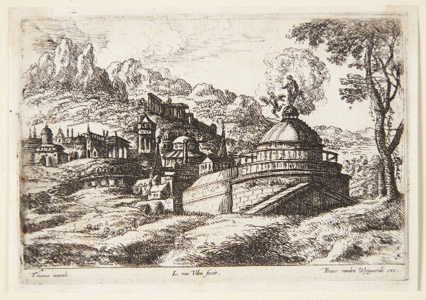 Lucas van Uden, Antik by ved foden af et bjerg