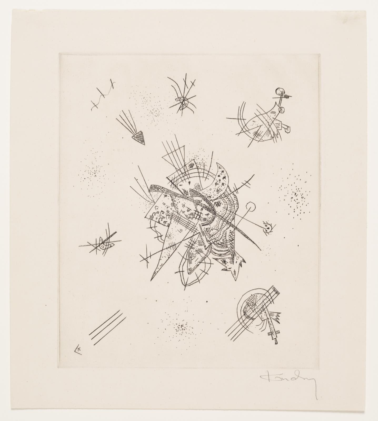 Wassily Kandinsky, Planche X fra mappen Kleine Welten