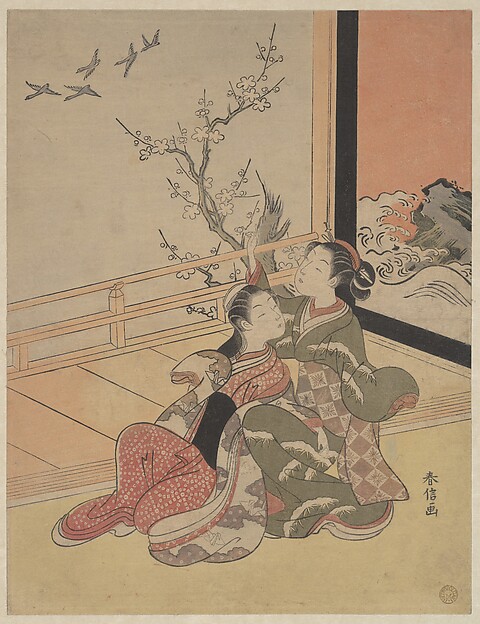 Suzuki Harunobu, See Them Fly