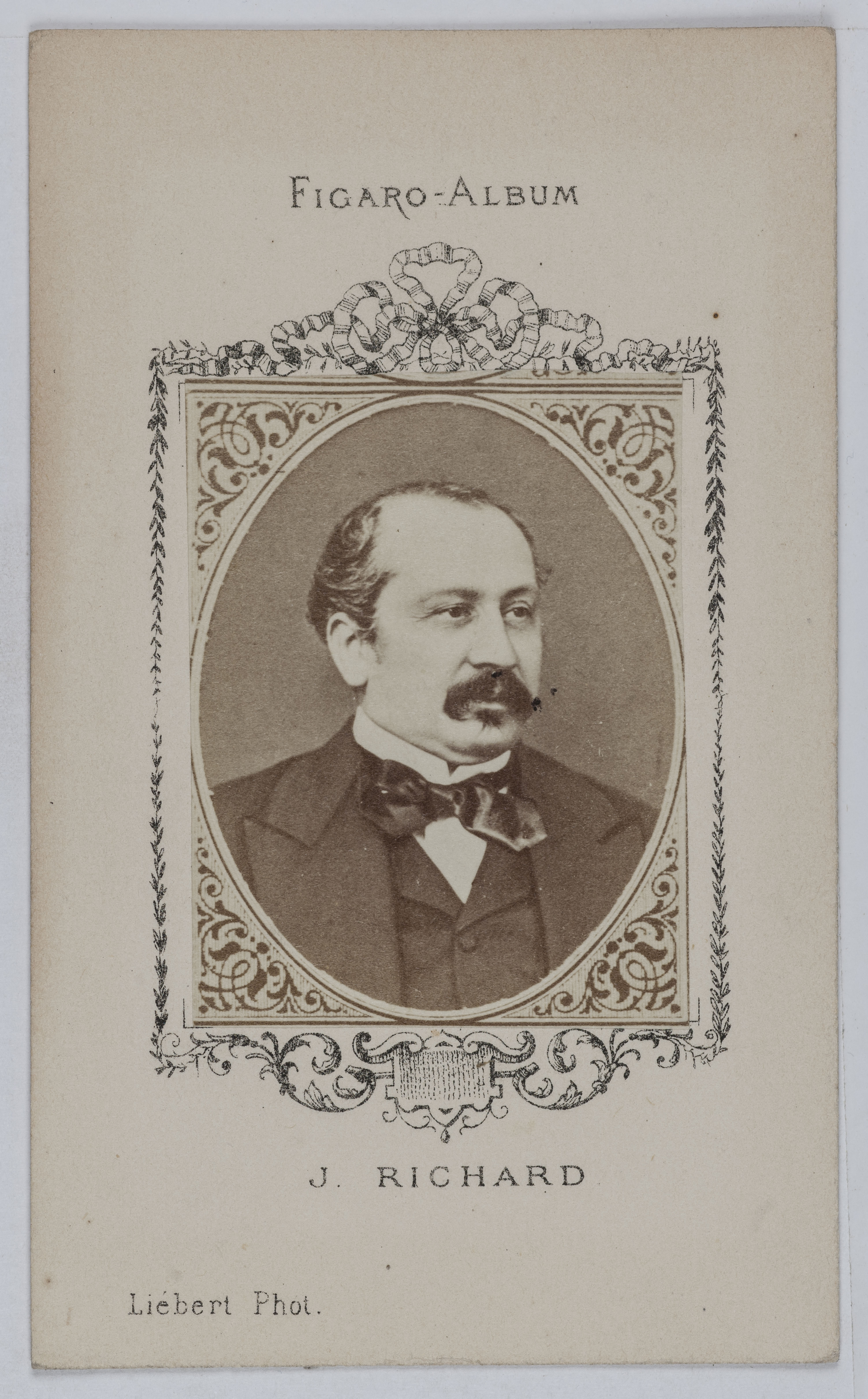 Alphonse Liébert, Portrait de Thomas Jules Richard Maillot (1825-1899), dit Jules Richard, journaliste et littérateur.