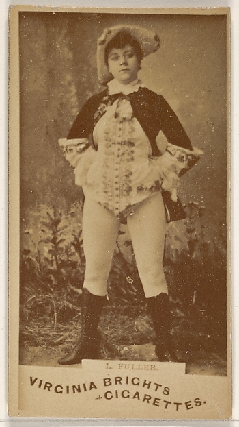 Allen & Ginter, L. Fuller, from the Actors and Actresses series (N45, Type 1) for Virginia Brights Cigarettes