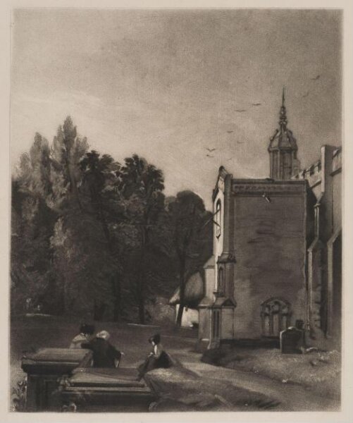 Constable, John RA, Porch of the Church at East Bergholt, Suffolk