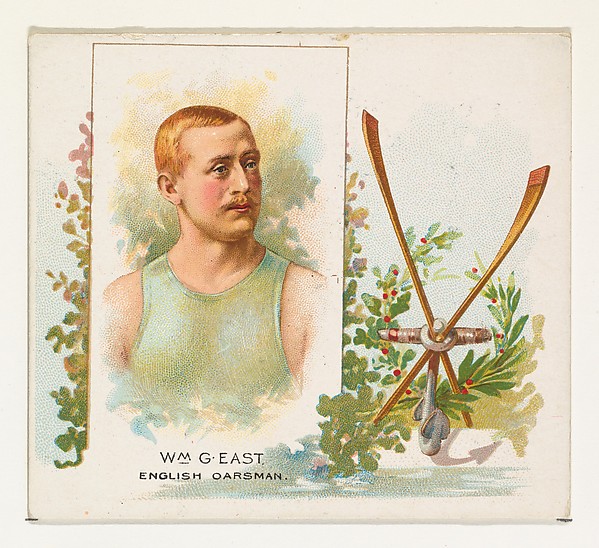 Allen & Ginter, William G. East, English Oarsman, from World's Champions, Second Series (N43) for Allen & Ginter Cigarettes