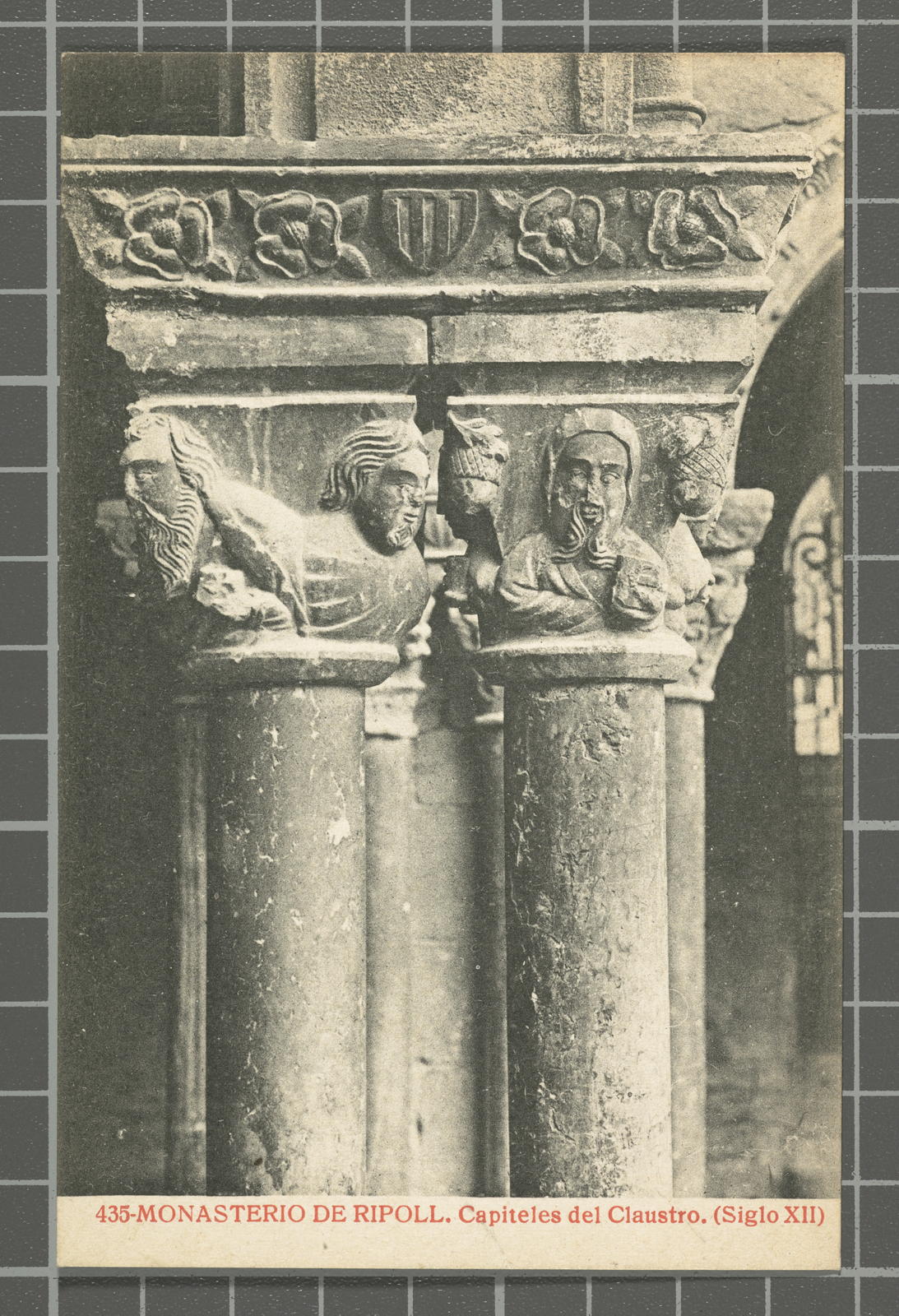 Desconegut, 435 - Monasterio of Ripoll. Capiteles of the Claustro. (Siglo XII)