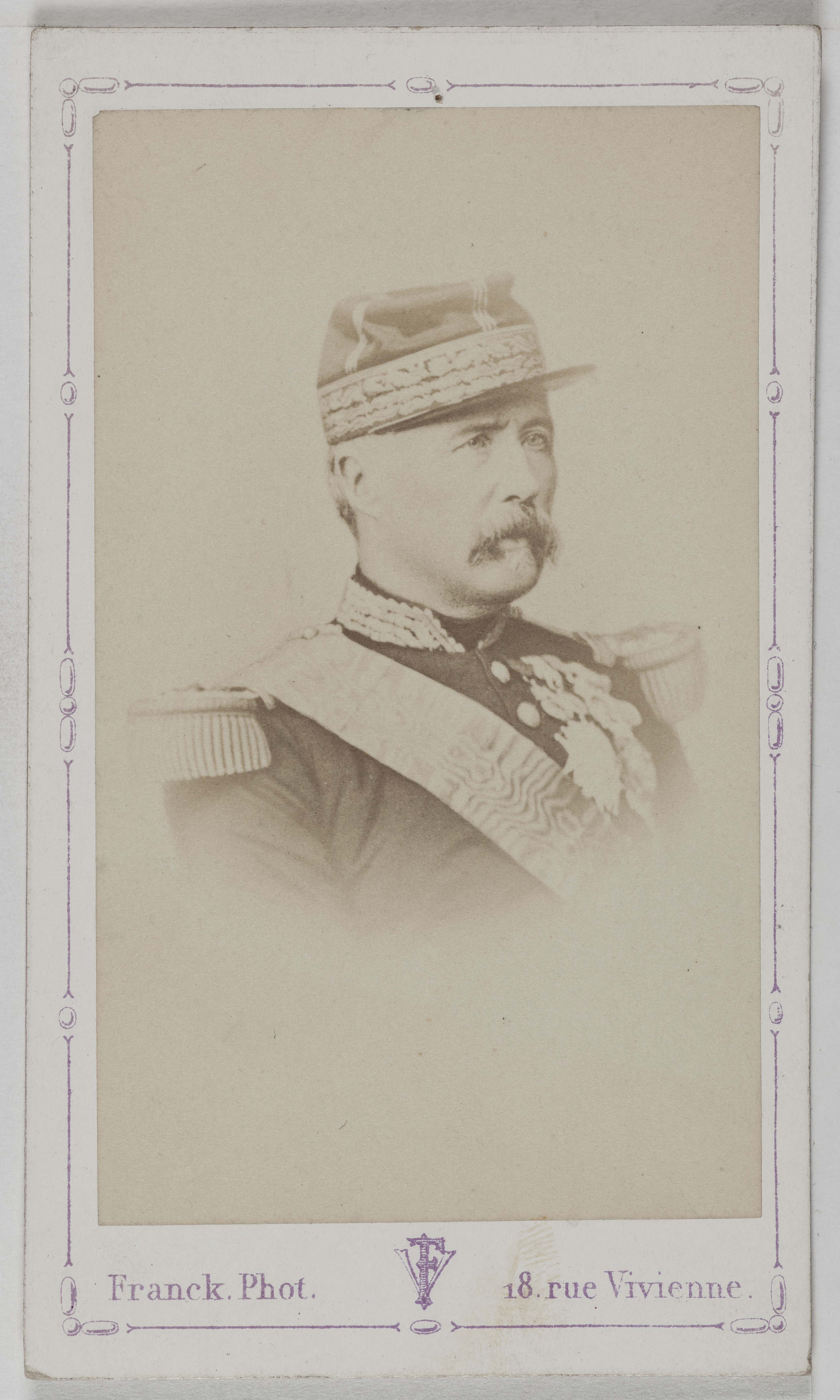 Franck, Portrait de Patrice de Mac-Mahon, (1808-1893), (Maréchal de France, Président de la République 1873-79)