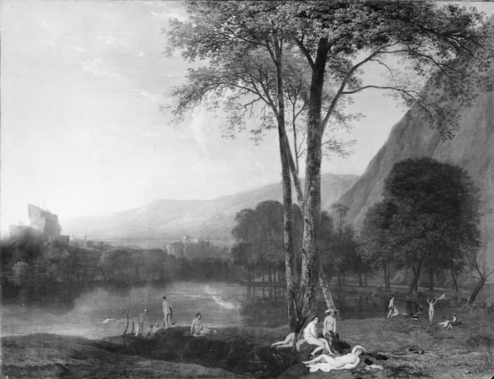 Herman van Swanevelt, Stille sommeraften ved en bjergsø