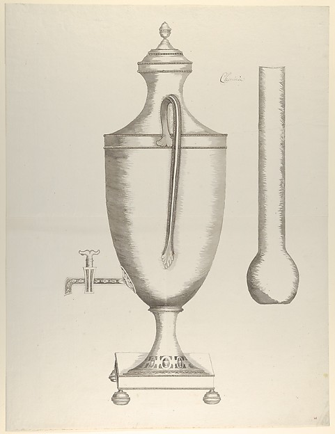 Anonymous, French, 18th century, Design for a Coffee Urn