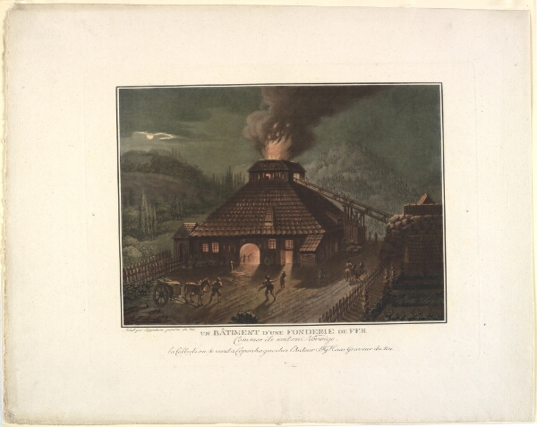 Georg Haas, Un Bâtiment d'une fonderie de fer
