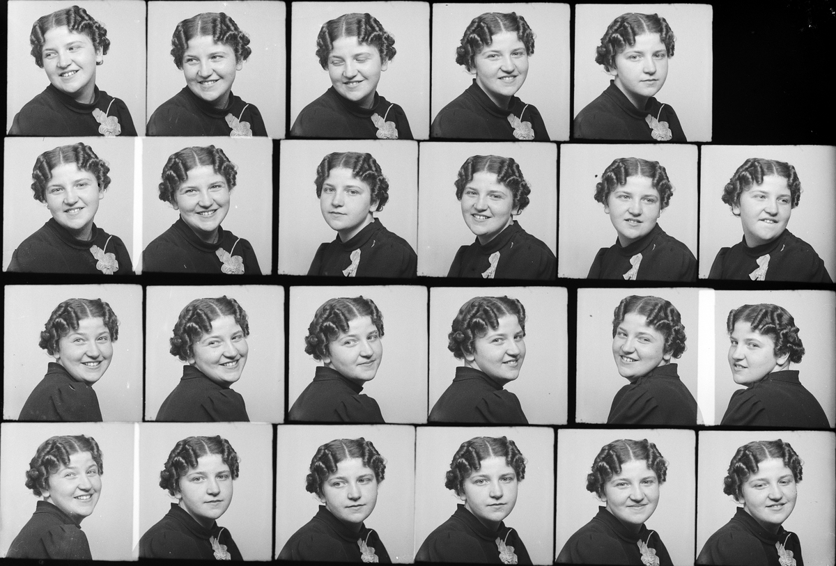 Skötsner-Edhlund, Ateljé Portrait - Woman, Östhammar, Uppland