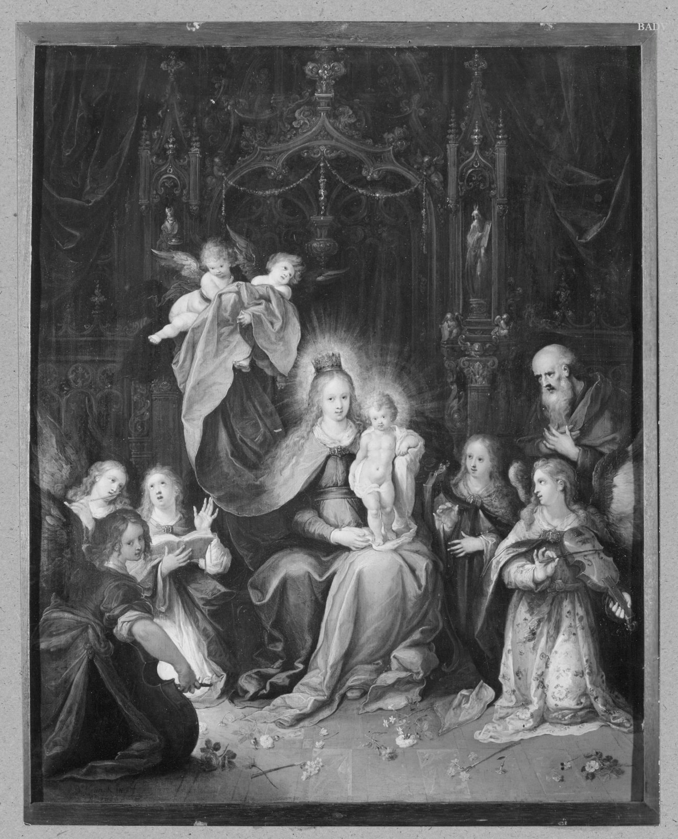 Frans Francken the Younger, Madonna with Angels