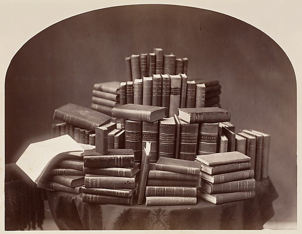 William Notman, [Still Life with Books]
