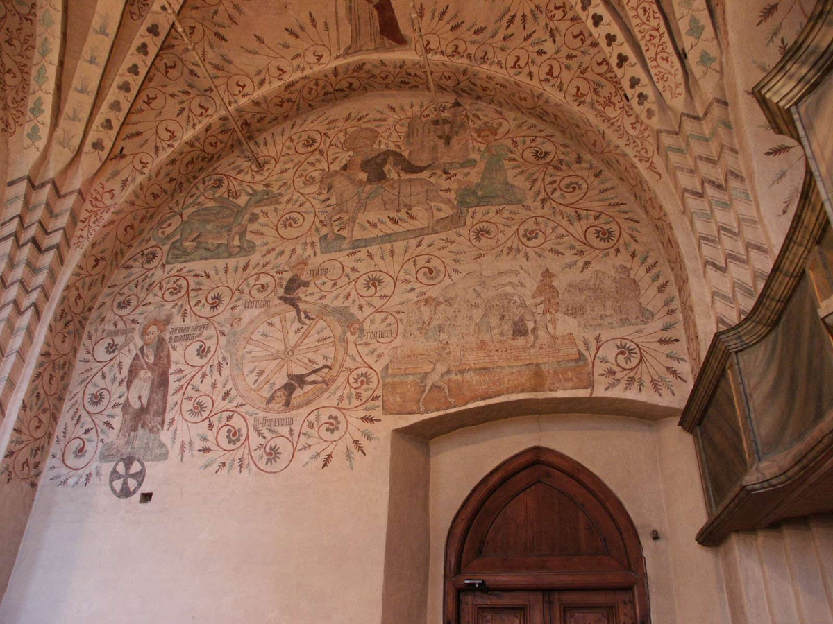 Johan Dellbeck, Lime Painting in Tensta Church, Tensta parish, Uppland 2004
