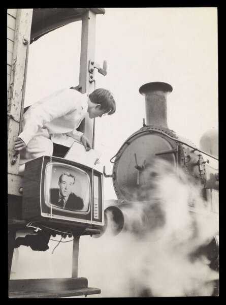 Jarvis, Don, View of a Steam Train and a Television