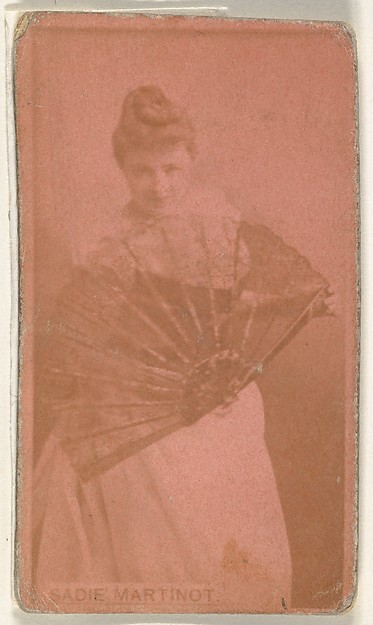Goodwin & Company, Sadie Martinot, from the Actors and Actresses series (N171) for Old Judge and Dog's Head Cigarettes