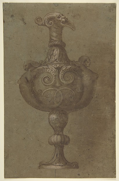 Polidoro da Caravaggio, Design for a Vase