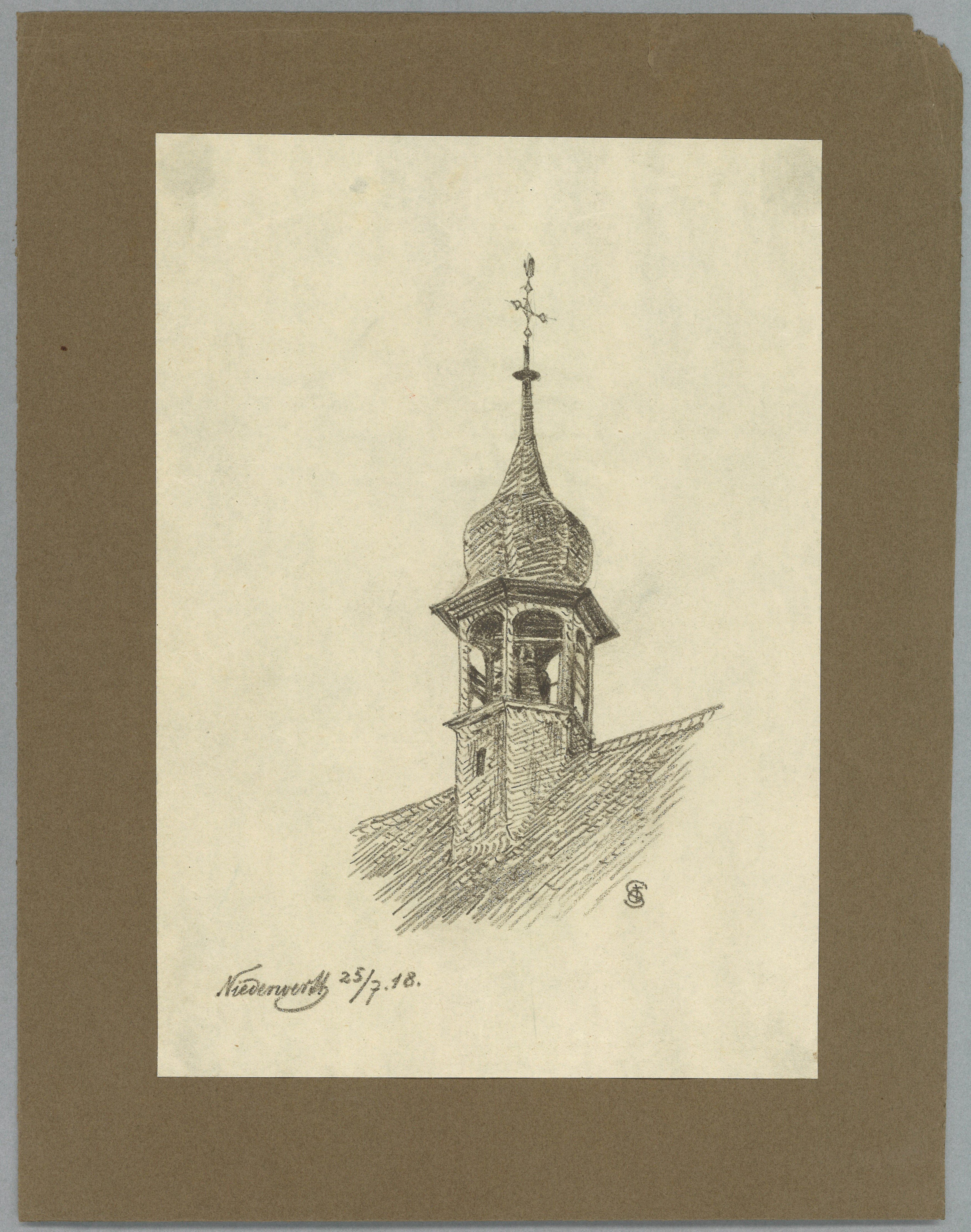 Otto Stiehl, Niederwerth (Rheinland): Klosterkirche, Dachreiter