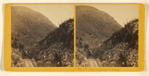 Benjamin West Kilburn, View in Crawford Notch.