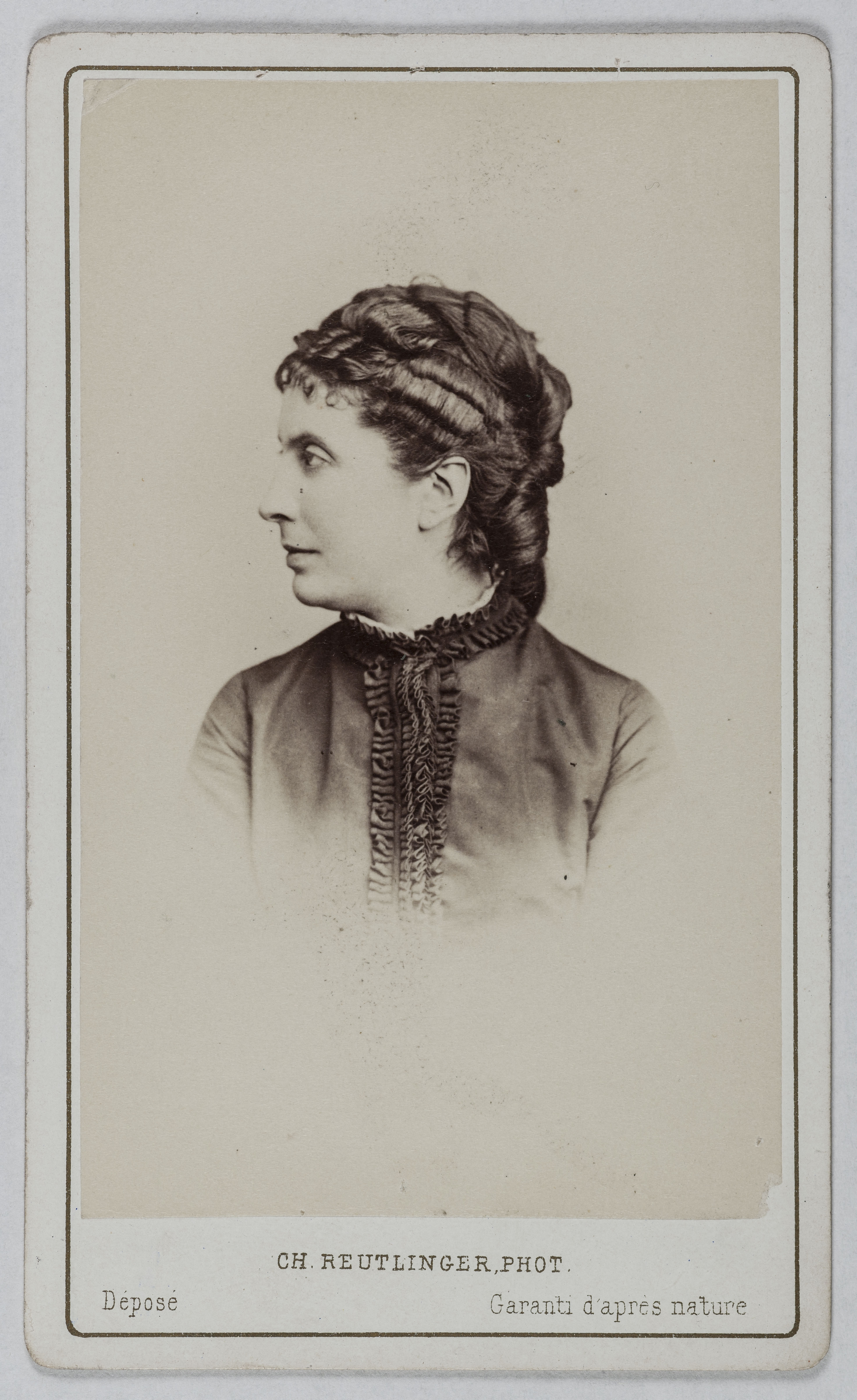 Charles Reutlinger, Portrait de Favart Marie, (née Pierrette Maria Pingaud), (1833-1908), (actrice)