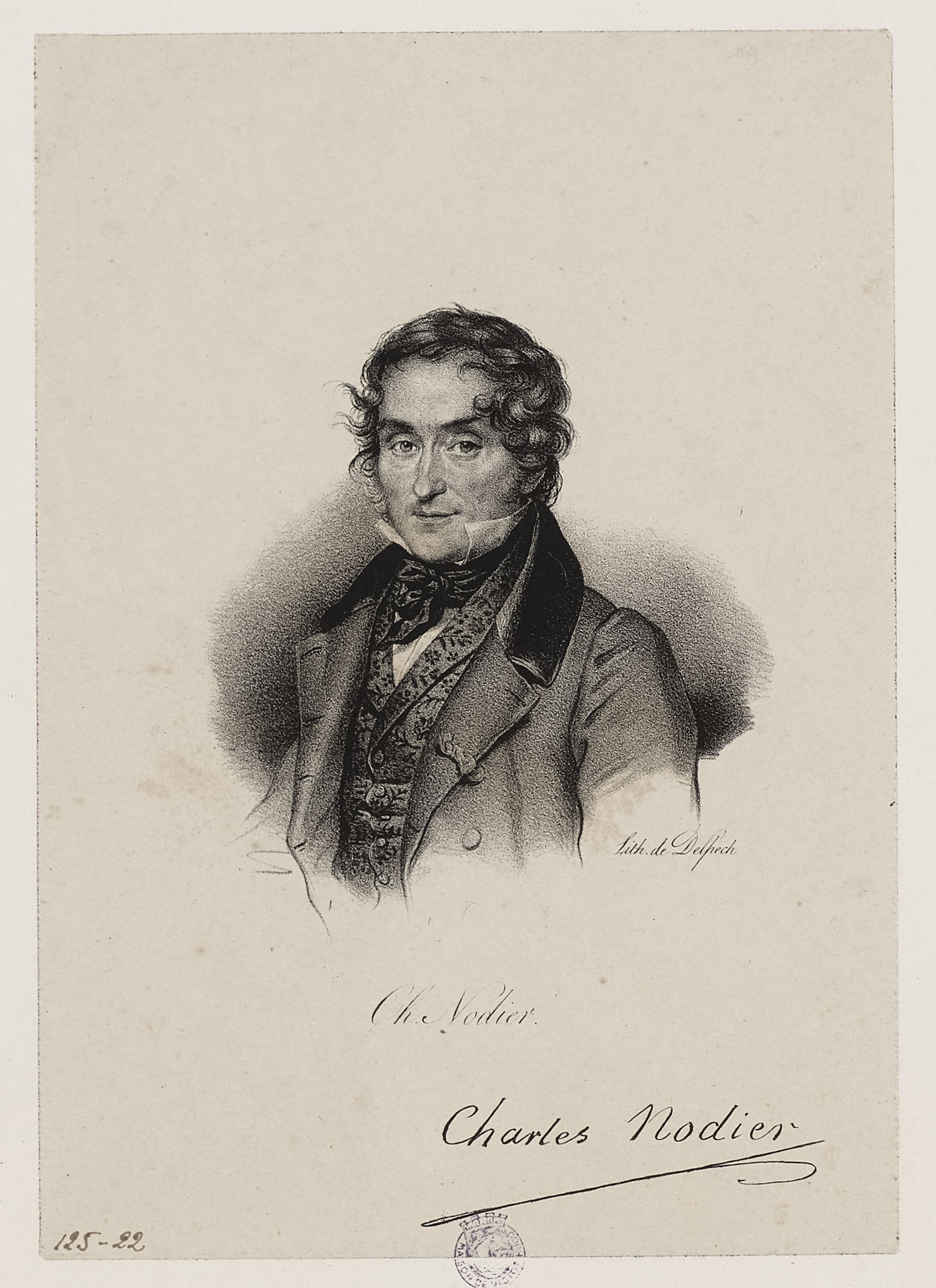 Anonyme, Charles Nodier