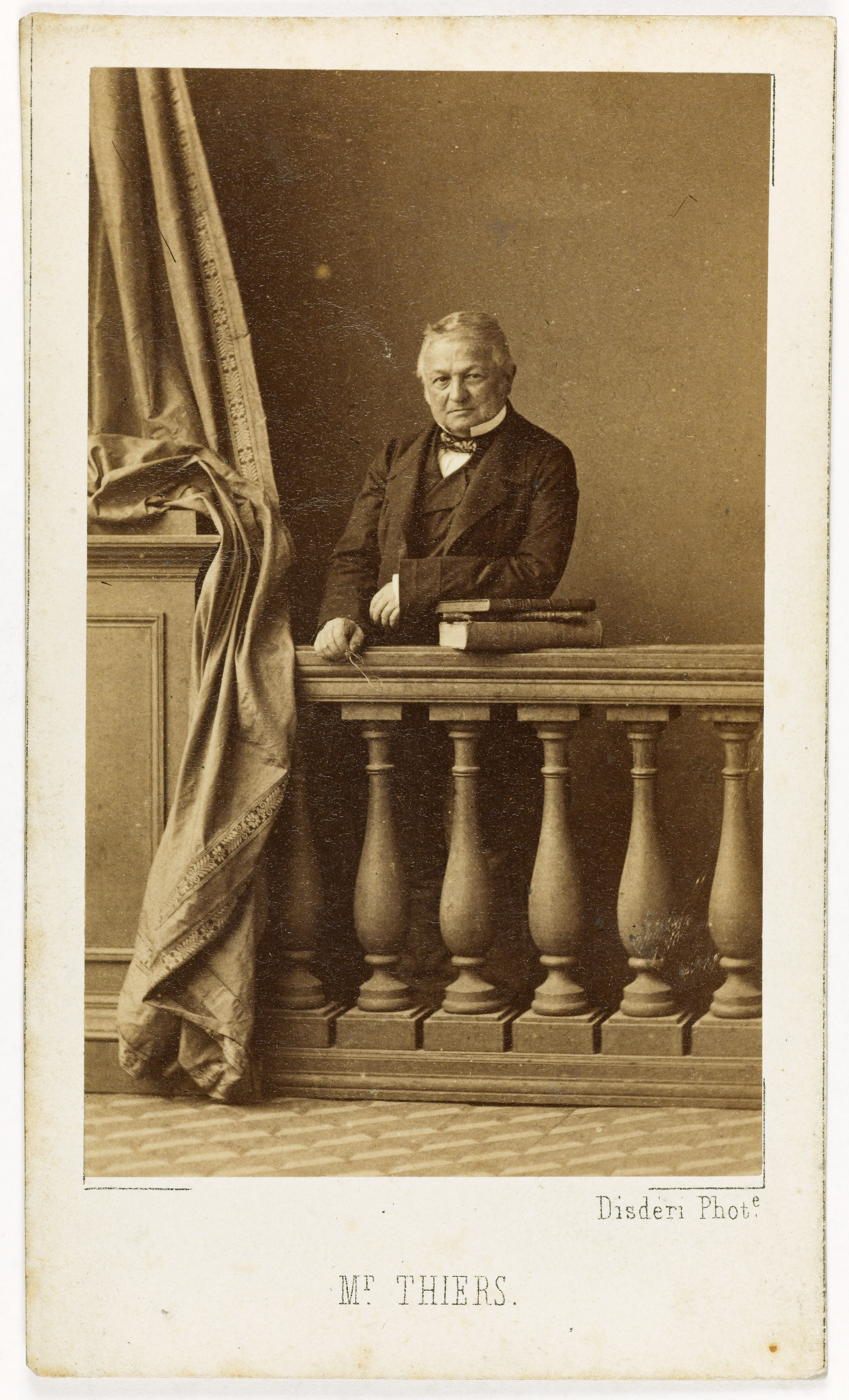 Disderi & Cie, Portrait d'Adolphe Thiers (1797-1877), historien, homme d'état, premier président de la Troisième République