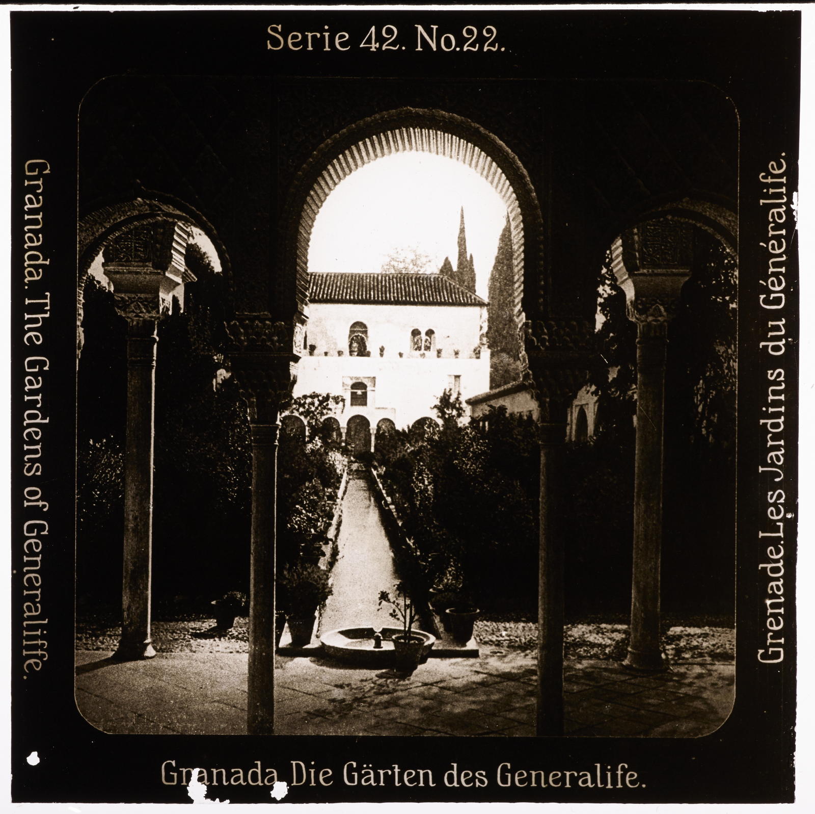 Desconegut, Granada. Die Gärten des Generalife Projection für Alle