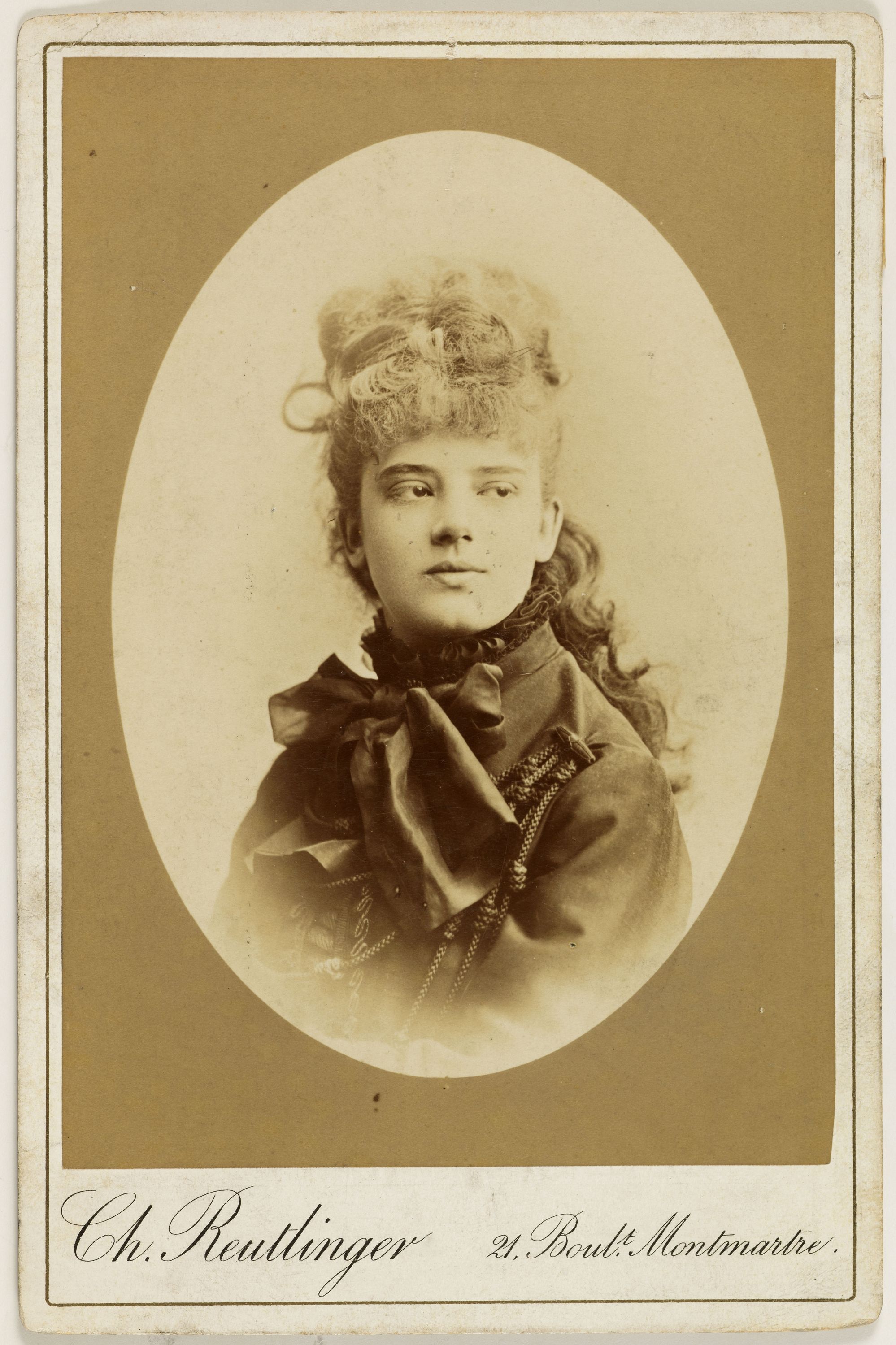 Charles Reutlinger, Portrait de Croizette (Sophie, Alexandrine dite Croizette), Dame Stern, (1847-19?), actrice