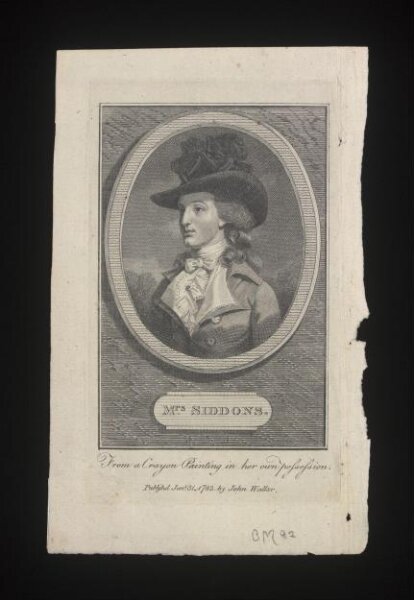 unknown, Mrs Siddons