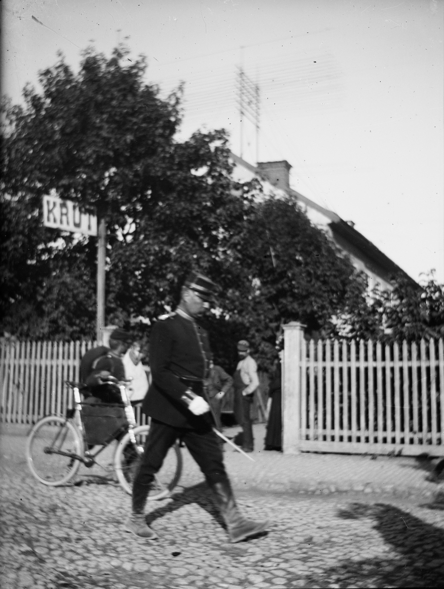 Carl Liljefors, Militärer, Svartbäcksgatan 37, kvarteret Edda, Svartbäcken, Uppsala 1901 - 1902