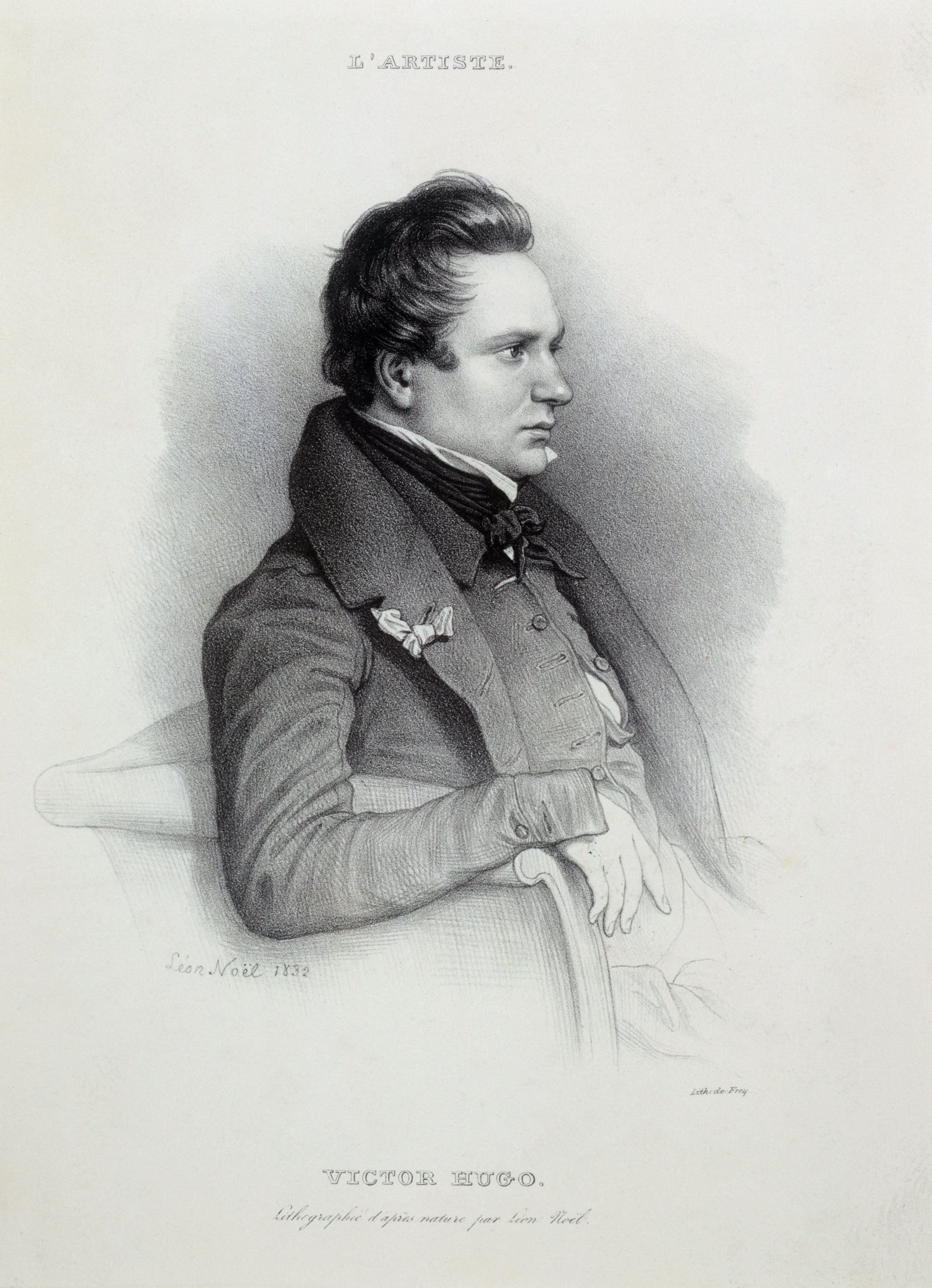 Alphonse Léon Noel, Portrait de Victor Hugo