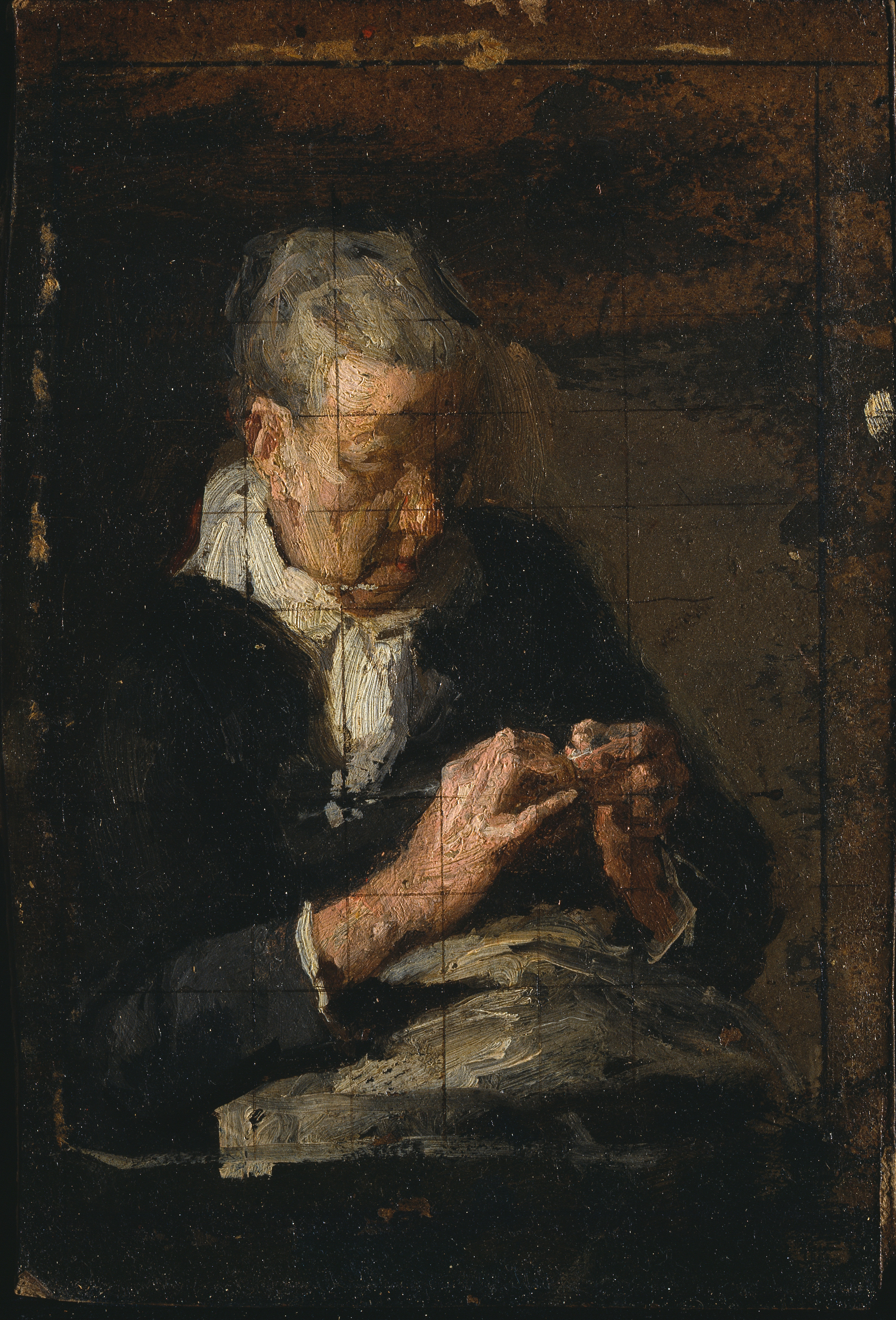 Thomas Eakins, Woman Knitting