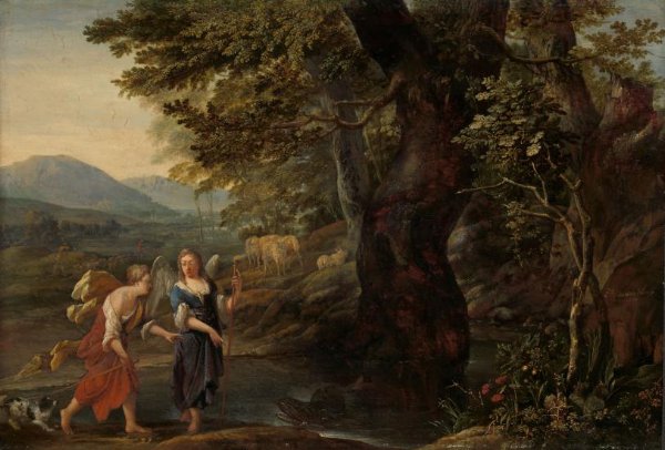 Eglon van der Neer, Tobias and the angel