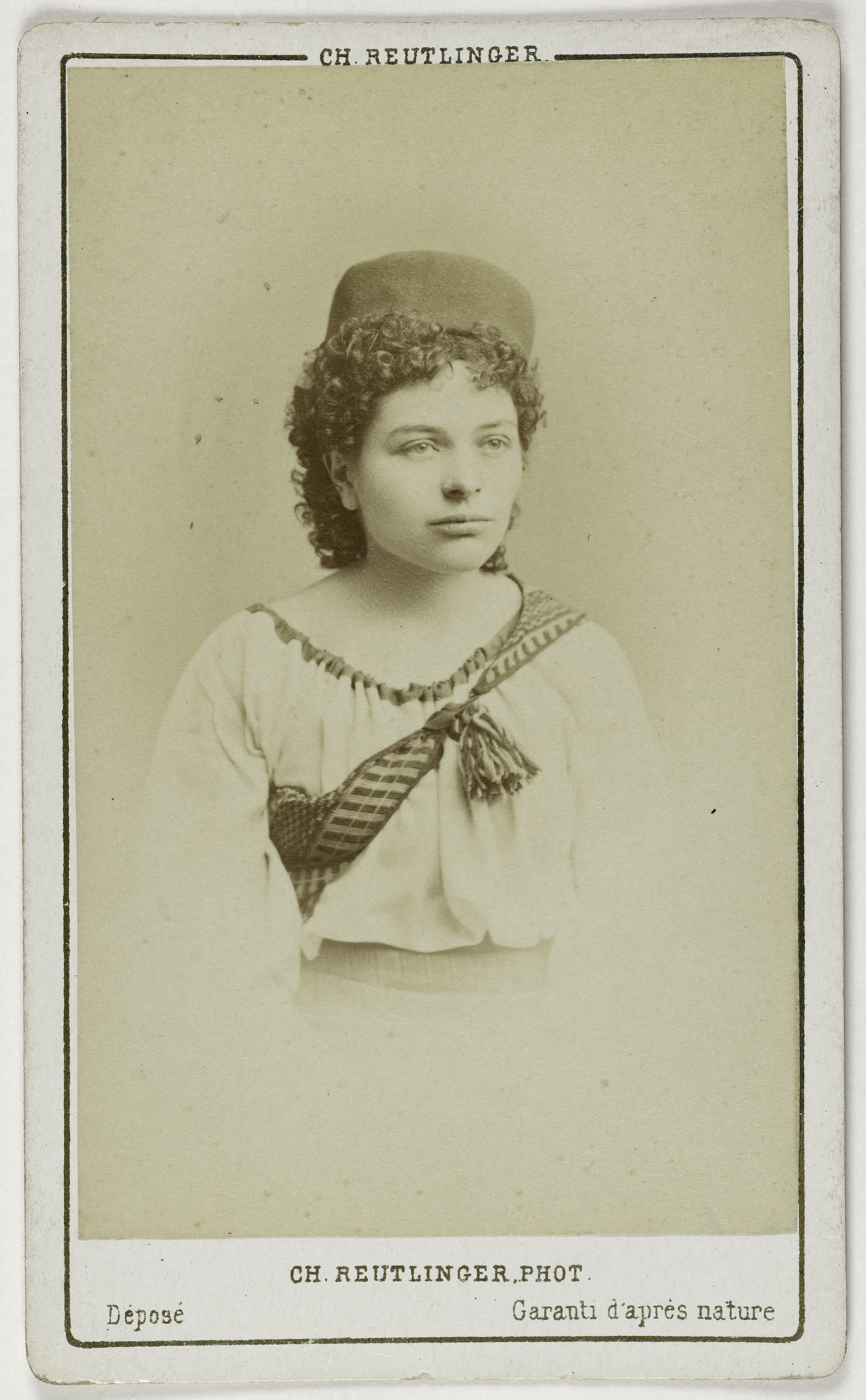 Charles Reutlinger, Portrait de Leclere Clémence, (actrice)