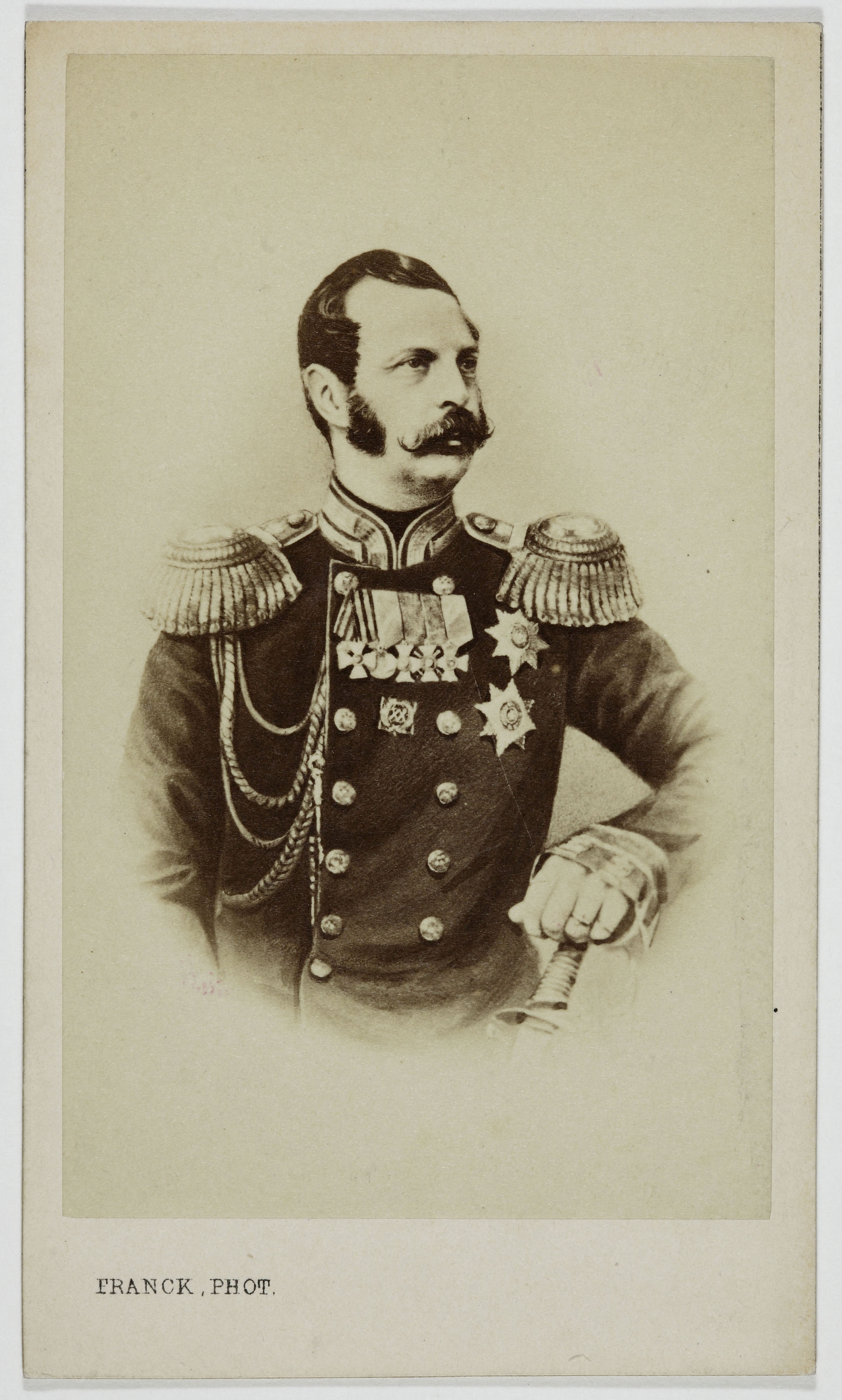 Franck, Portrait d'Alexandre II de Russie, (1818-1881)