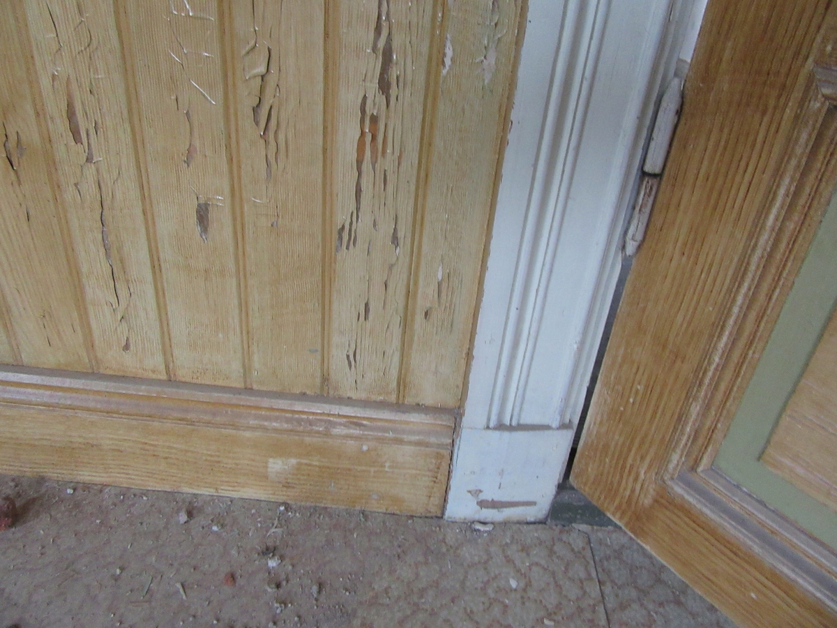Unknown artist, Interior from Nygårdsgården in Bingsjö. The kitchen on the ground floor of the corsplan house in the courtyard. The house was erected in 1912.