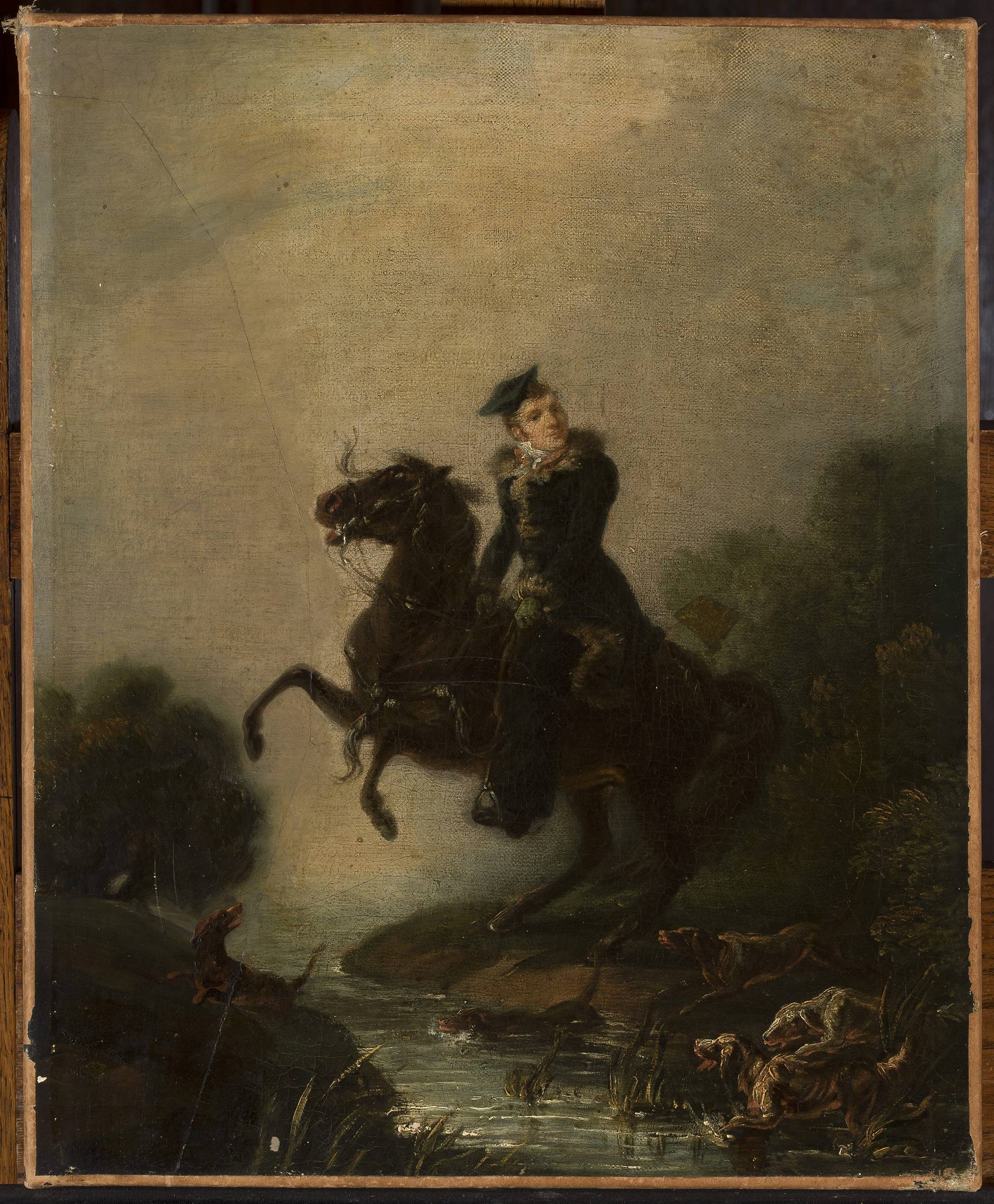 Piotr Michałowski, Portrait of Ignacy Konarski on horseback