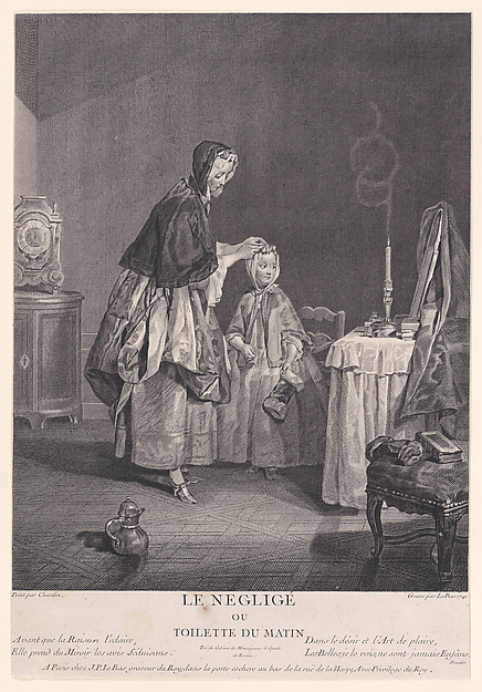Jacques Philippe Le Bas, The Negligé or Morning Dressing