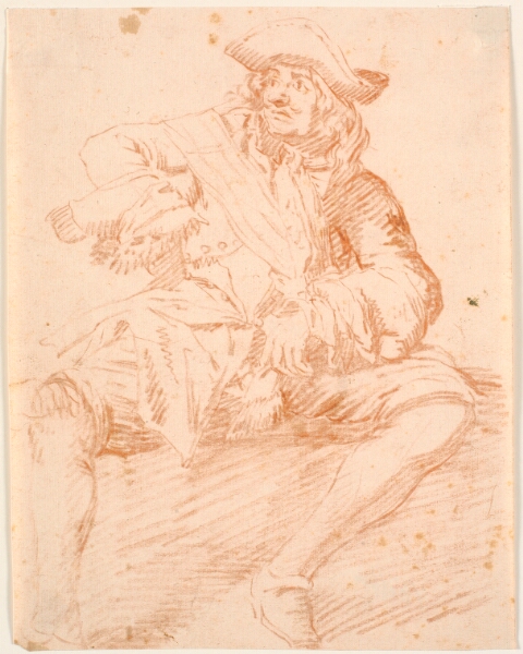 Bénoit Le Coffre, Siddende mand, hel figur forfra