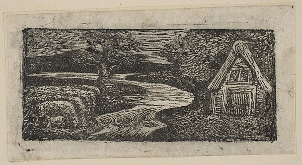 William Blake, Sabrina's Silvery Flood, from Thornton's "Pastorals of Virgil"