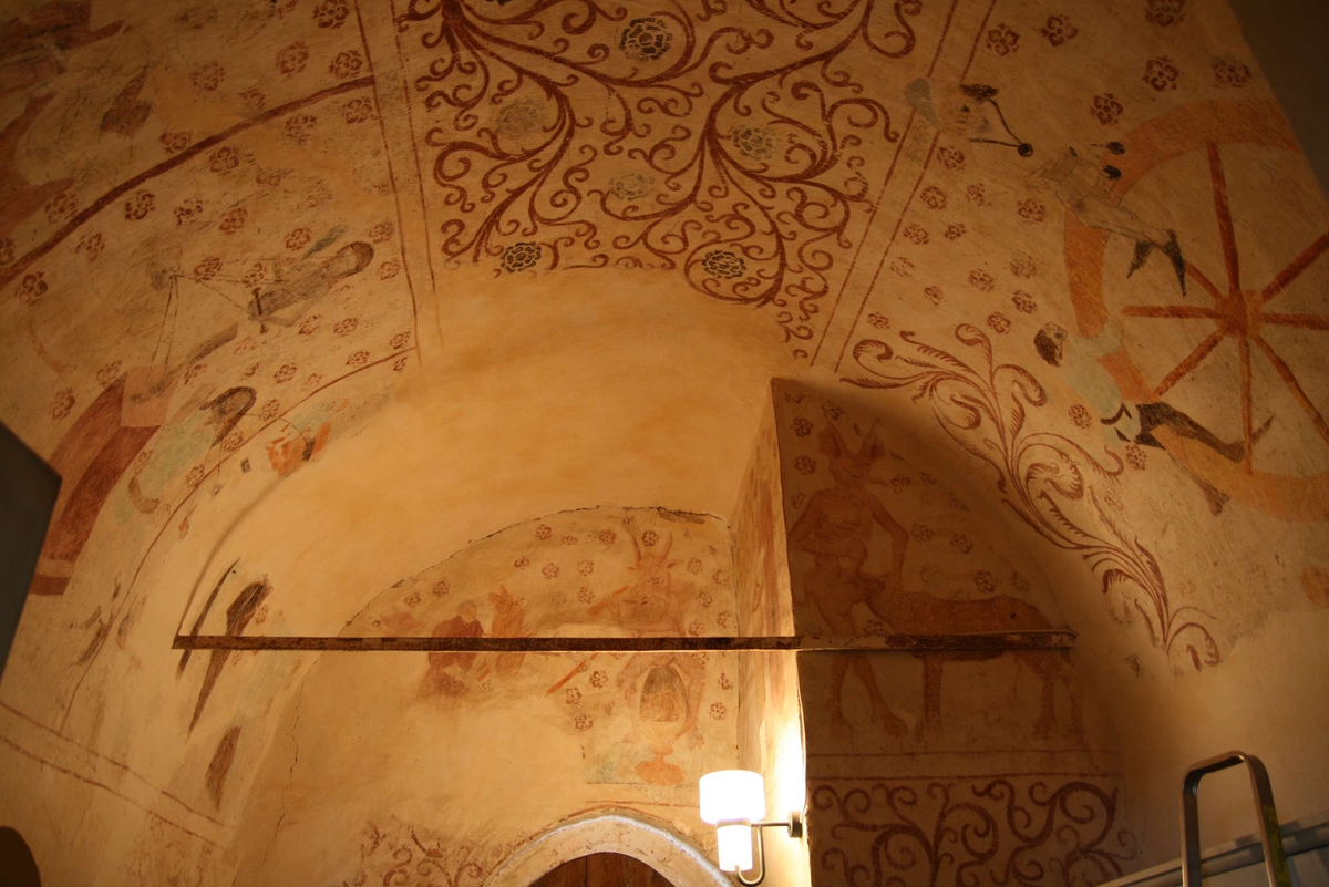 Johan Dellbeck, Valve with lime painting in Österunda Church, Österunda parish, Uppland 2008