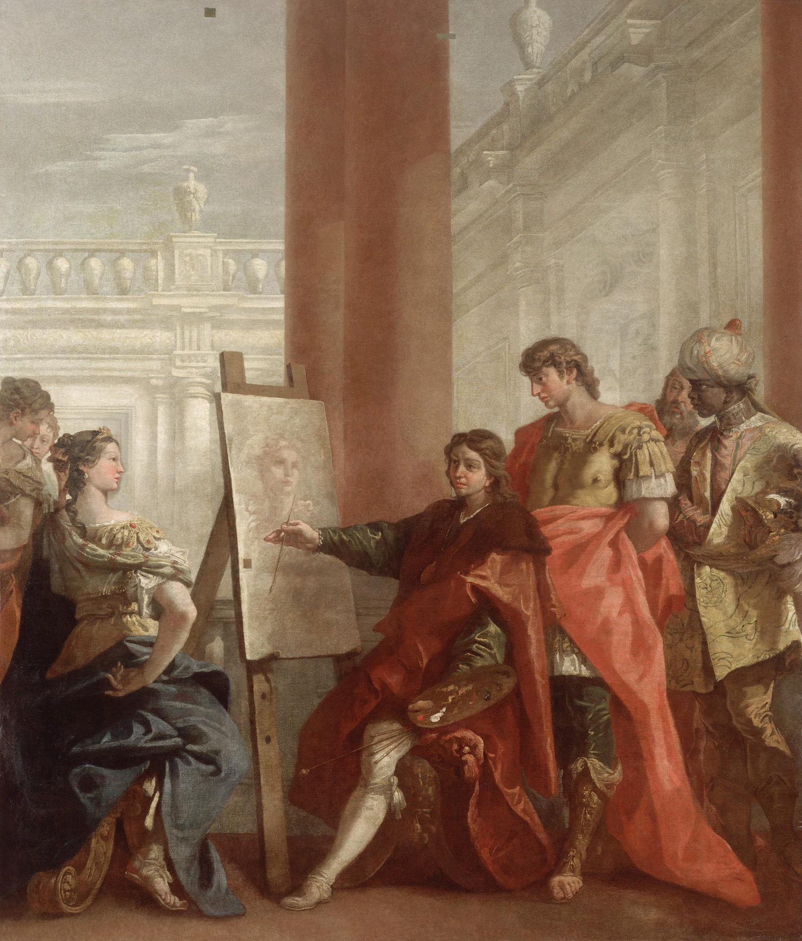 Sebastiano Ricci, Apelles Paints Campaspa