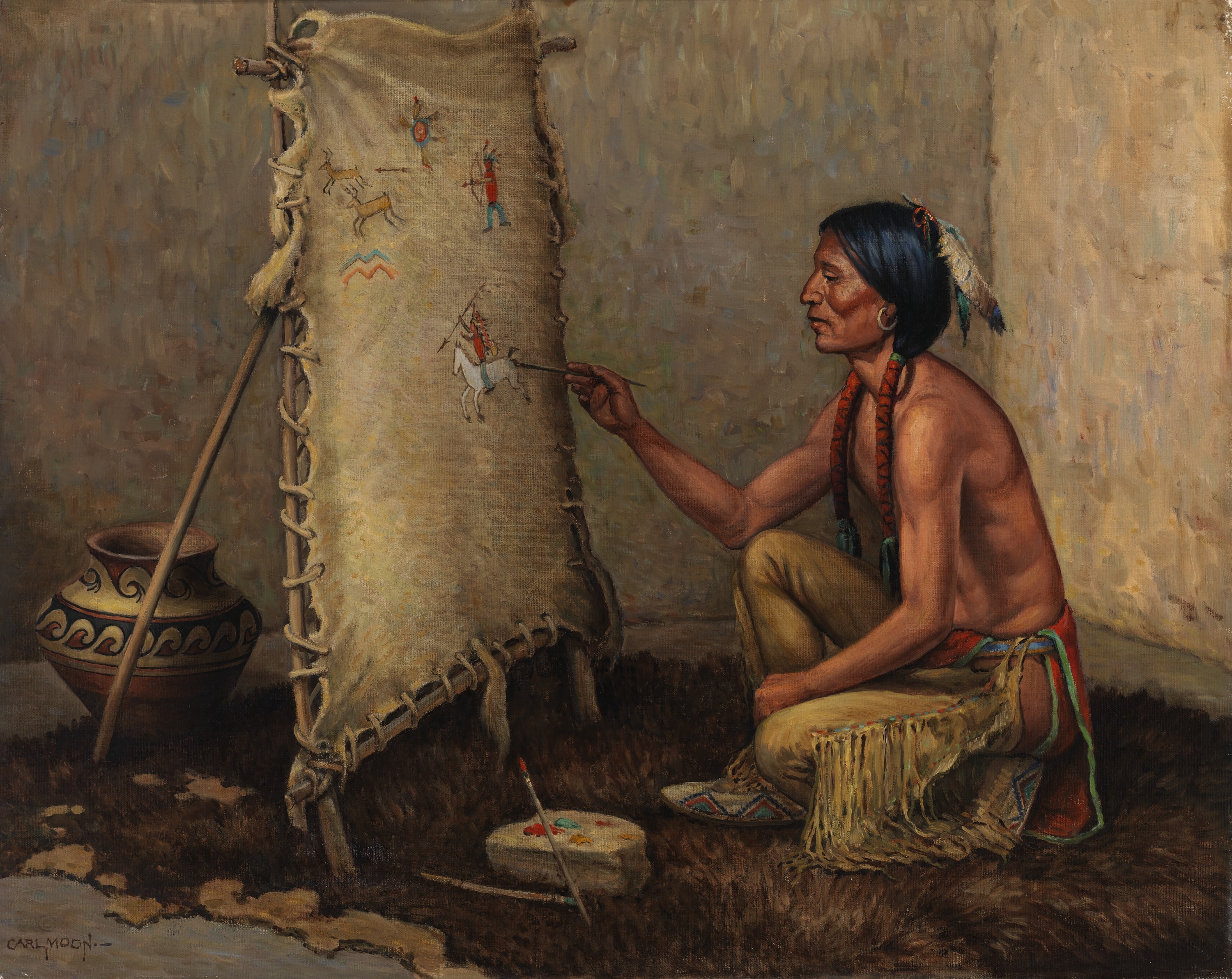 Carl Moon, Indian Artist