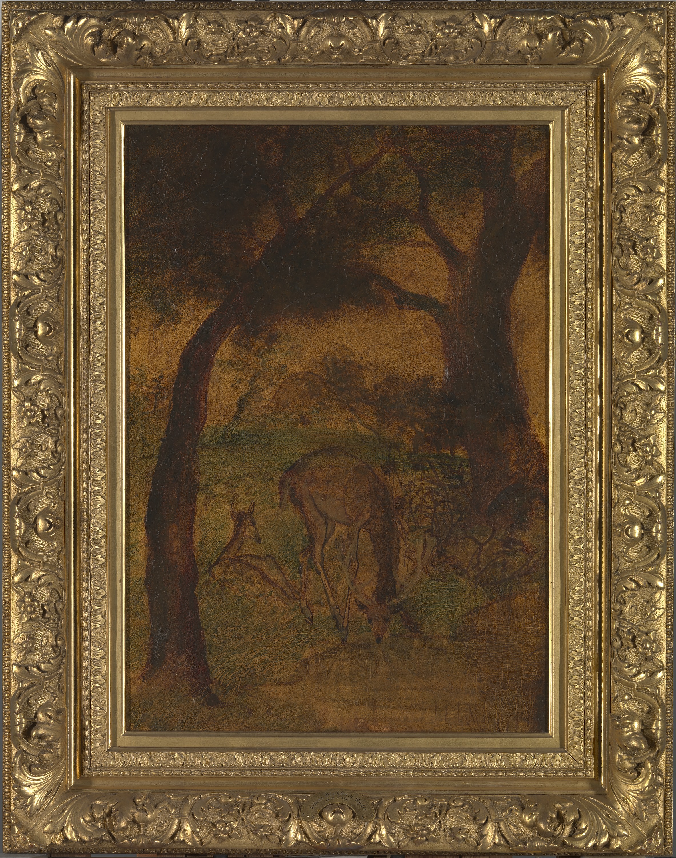 Albert Pinkham Ryder, A Stag Drinking