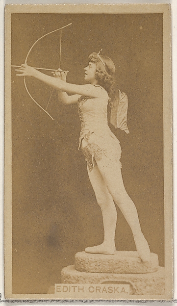 Allen & Ginter, Edith Craska, from the Actors and Actresses series (N45, Type 8) for Virginia Brights Cigarettes