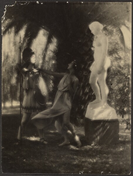Louis Fleckenstein, [Dancers in Garden]